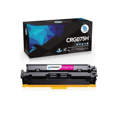 Gotoners - Gotoners [With Chip] Canon CRG075H CRG 075H Compatible Magenta High Yield Toner Cartridge - 1 Pack