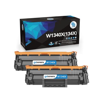 Gotoners - Gotoners HP W1340X 134X Compatible Black High Yield Toner Cartridge - 2 Pack