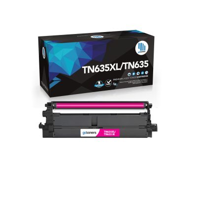 Gotoners - Gotoners [With Chip] Brother TN635XL TN-635XL TN635 TN-635 Compatible Magenta High Yield Toner Cartridge - 1 Pack