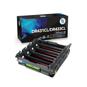 Gotoners - Gotoners Brother DR-431CL DR431CL DR-433CL DR433CL Remanufactured BK/C/M/Y Standard Yield Drum Imaging Unit -1 Pack